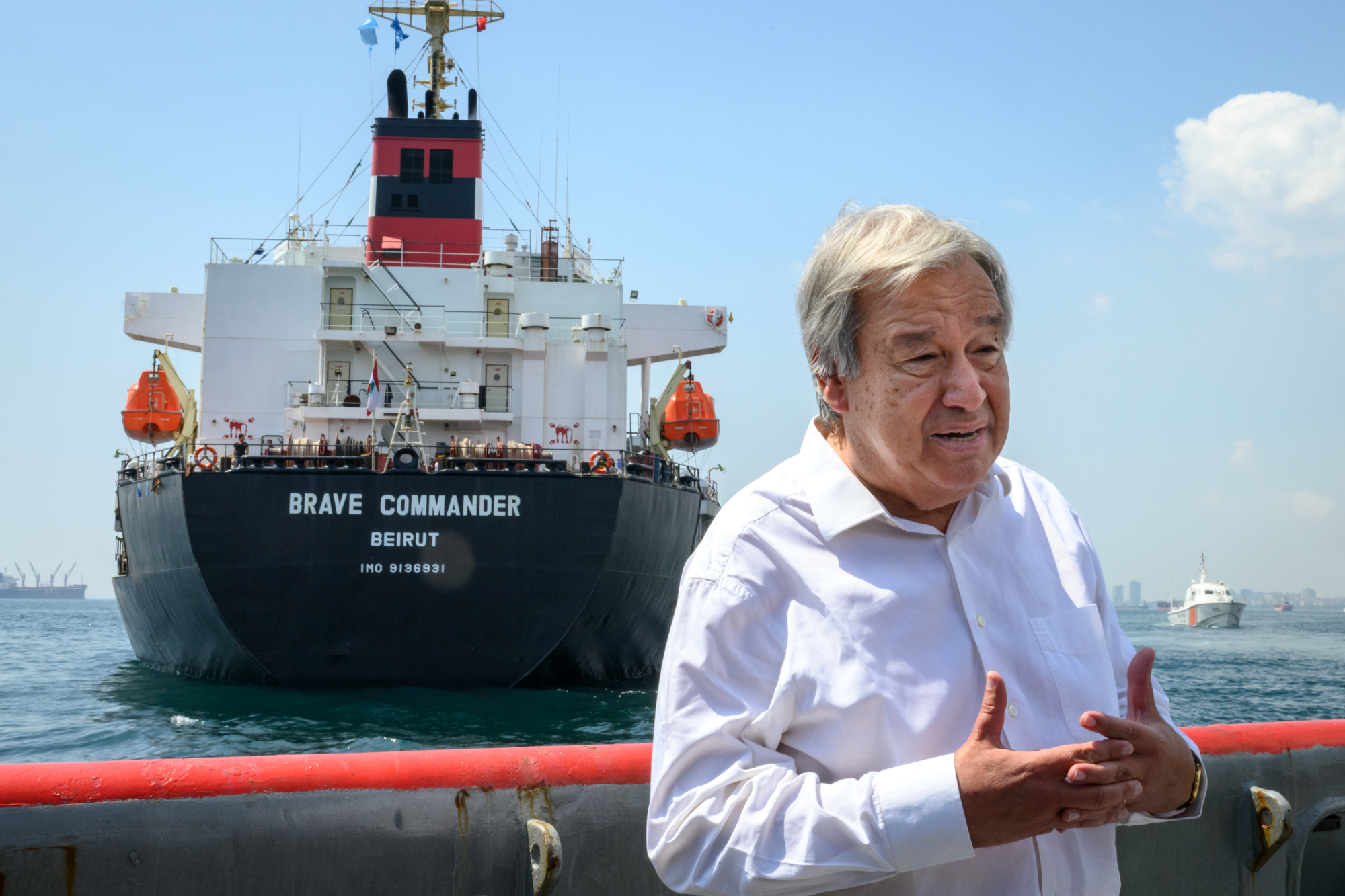 Secretary-General António Guterres travelled to Istanbul and oversaw the departure of two ships involved in the Black Sea Grain Initiative, a UN-brokered operation to bring urgently needed hunger relief to the Horn of Africa.
