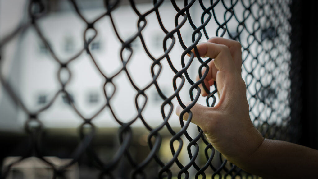 Slavery,Trade,And,Trafficking,Victim,Concept,Of,Woman,Prisoner,In