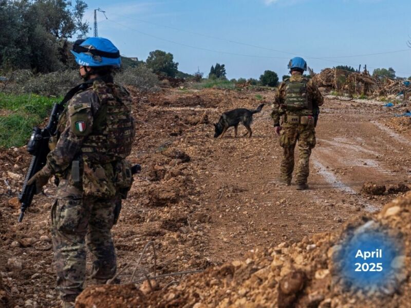 Image for the Tweet beginning: Peacekeeping recap 2025

In April, missions