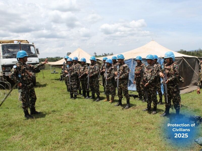 Image for the Tweet beginning: Peacekeeping recap 2025: Protection of